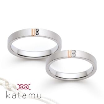 大阪・心斎橋でオススメの和ブランドkatamuの結婚指輪婚約指輪